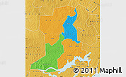 Political Map of Apac, physical outside