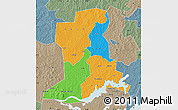 Political Map of Apac, semi-desaturated