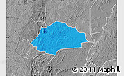 Political Map of Terego, desaturated