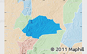 Political Map of Terego, lighten