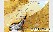 Physical 3D Map of Bundibugyo