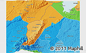 Political Shades 3D Map of Bundibugyo