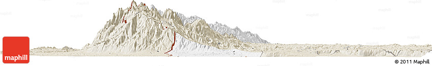 Classic Style Horizon Map of Bwamba