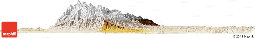 Physical Horizon Map of Bwamba, lighten Physical Horizon Map of Bwamba, lighten