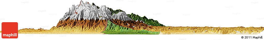 Satellite Horizon Map of Bwamba, physical outside Satellite Horizon Map of Bwamba, physical outside