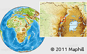 Physical Location Map of Bwamba, highlighted parent region