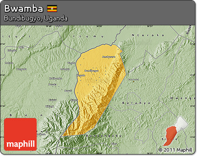 Savanna Style Map of Bwamba
