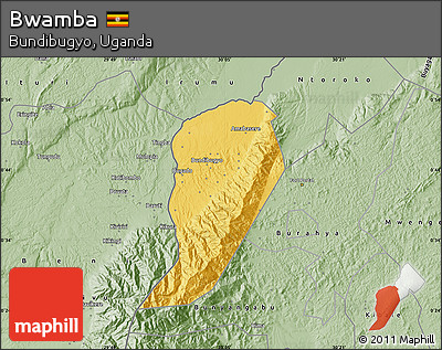 Savanna Style Map of Bwamba