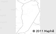 Blank Simple Map of Bwamba, no labels