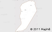 Classic Style Simple Map of Bwamba, cropped outside