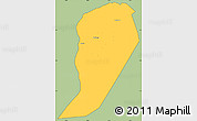Savanna Style Simple Map of Bwamba, cropped outside
