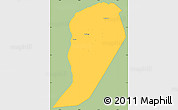 Savanna Style Simple Map of Bwamba, single color outside