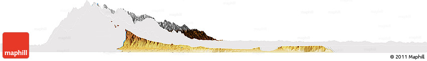 Physical Horizon Map of Bundibugyo, cropped outside