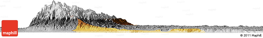 Physical Horizon Map of Bundibugyo, desaturated