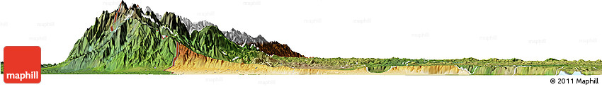 Physical Horizon Map of Bundibugyo, satellite outside
