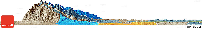 Political Horizon Map of Bundibugyo, semi-desaturated