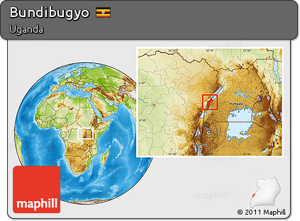 Physical Location Map of Bundibugyo