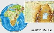 Physical Location Map of Bundibugyo