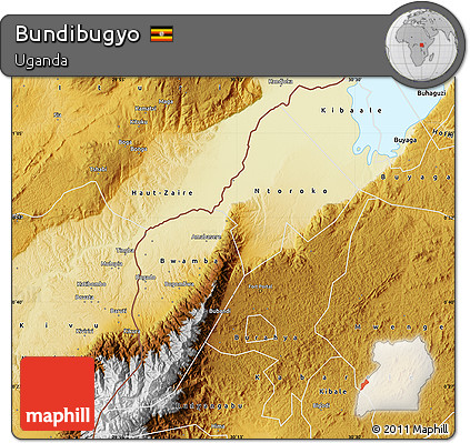 Physical Map of Bundibugyo