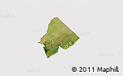 Satellite 3D Map of Ntoroko, cropped outside