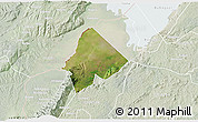 Satellite 3D Map of Ntoroko, lighten