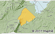 Savanna Style 3D Map of Ntoroko