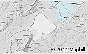 Silver Style 3D Map of Ntoroko