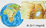 Physical Location Map of Ntoroko