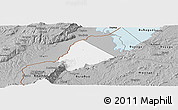 Gray Panoramic Map of Ntoroko