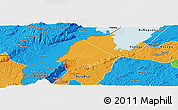 Political Panoramic Map of Ntoroko