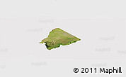 Satellite Panoramic Map of Ntoroko, cropped outside