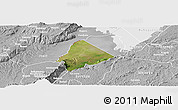 Satellite Panoramic Map of Ntoroko, lighten, desaturated