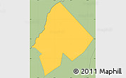 Savanna Style Simple Map of Ntoroko