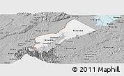 Gray Panoramic Map of Bundibugyo