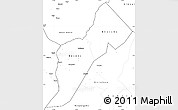 Blank Simple Map of Bundibugyo