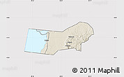 Shaded Relief Map of Bunyaruguru, cropped outside