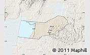 Shaded Relief Map of Bunyaruguru, lighten