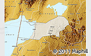 Shaded Relief Map of Bunyaruguru, physical outside