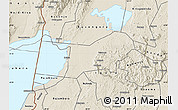 Shaded Relief Map of Bunyaruguru