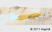 Physical Panoramic Map of Bunyaruguru, lighten