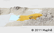 Physical Panoramic Map of Bunyaruguru, lighten, semi-desaturated