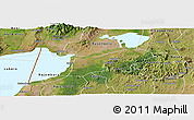 Satellite Panoramic Map of Bunyaruguru