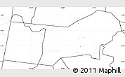 Blank Simple Map of Bunyaruguru, no labels