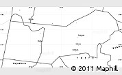 Blank Simple Map of Bunyaruguru