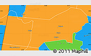 Political Simple Map of Bunyaruguru