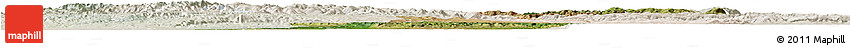 Satellite Horizon Map of Bushenyi, lighten