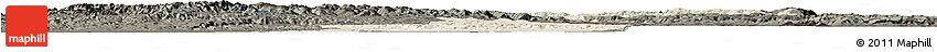 Shaded Relief Horizon Map of Bushenyi, darken Shaded Relief Horizon Map of Bushenyi, darken