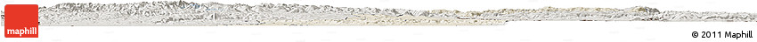 Shaded Relief Horizon Map of Bushenyi, semi-desaturated