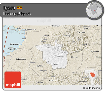 Classic Style 3D Map of Igara