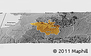 Physical Panoramic Map of Igara, desaturated